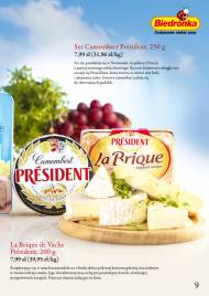 Ser Camembert President. La Brique de Vache President