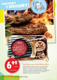 Hamburgery wołowe Beef Master 400 g za 6,99 zł.