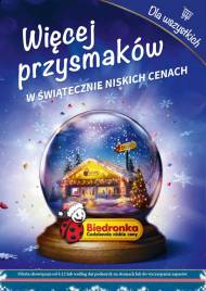 Więcej przysmaków w świątecznych cenach Oferta z Biedronki od 4 do 24 grudnia 2014 - folder reklamowy