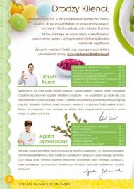 W gazetce Biedronki znajdują się propozycje z przepisami kulinarnymi ...