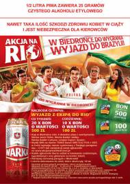Konkurs Warki i Biedronka - do wygrania wyjazd do Brazylii.
