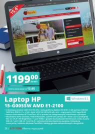 Laptop HP z systemem Windows 8,1 i monitorem 15,6&#039;&#039; ...