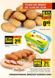 Wczesne ziemniaki po 0,99 zł za kilogram i margaryna Solla ...