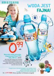 Woda Polaris w butelce przystosowanej odpowiednio dla dzieci ...
