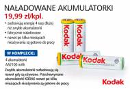 Naładowane akumulatorki Kodak Pre charged , Cena: 19,99 zł/kpl.
- ...