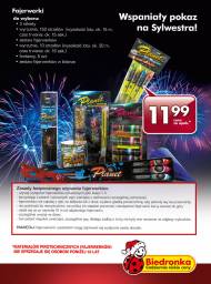 Biedronka promocje od 2012.12.27 do 31 grudzień fajerwerki i art. spożywcze, przepisy