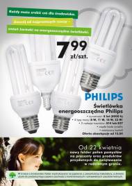 Spiralna świetlówka energooszczędna Philips cena 7,99PLN E14 E27