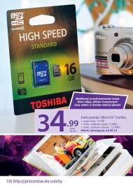 Karta pamięci Micro SD marki Toshiba w Biedronce. Świąteczna ...