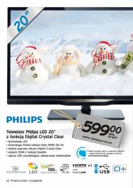 Telewizor 20 cali marki Philips w Biedronce w atrakcyjnej cenie. ...