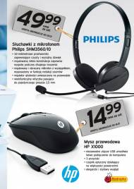 Słuchawki marki Philips z mikrofonem w ofercie Biedronki. W ...