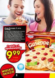 Pyszna pizza Guseppe 4 sery, teraz w promocyjnej cenie 9,99zł ...