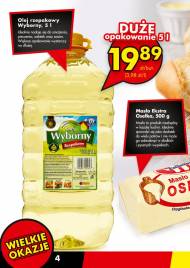 Promocja na olej rzepakowy Wyborny, 5 l - teraz w cenie 19,89zł! ...