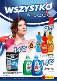 Biedronka promocje od 2014.03.13 do 26 marzec Środki czystości oraz chemia gospodarcza Gazetka!