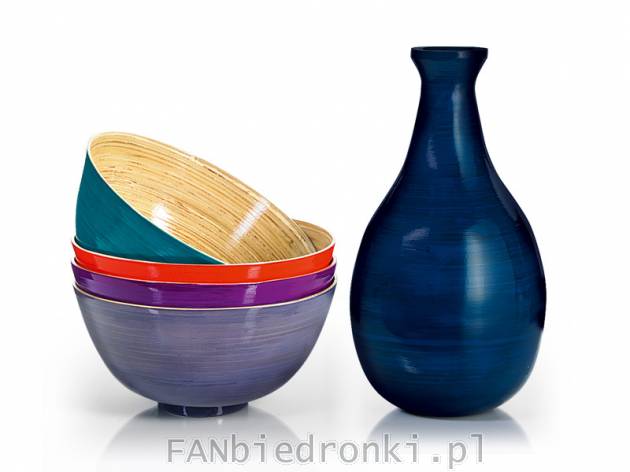 Artykuły z bambusa na wagę, cena: 49,99 PLN, 
- do wyboru: 4 rodzaje wazonów, ...