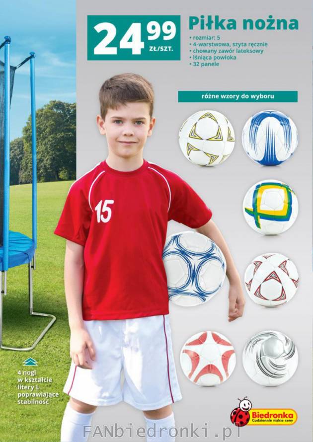 Piłka nożna dla małych fanów futbolu, różne kolory do wyboru