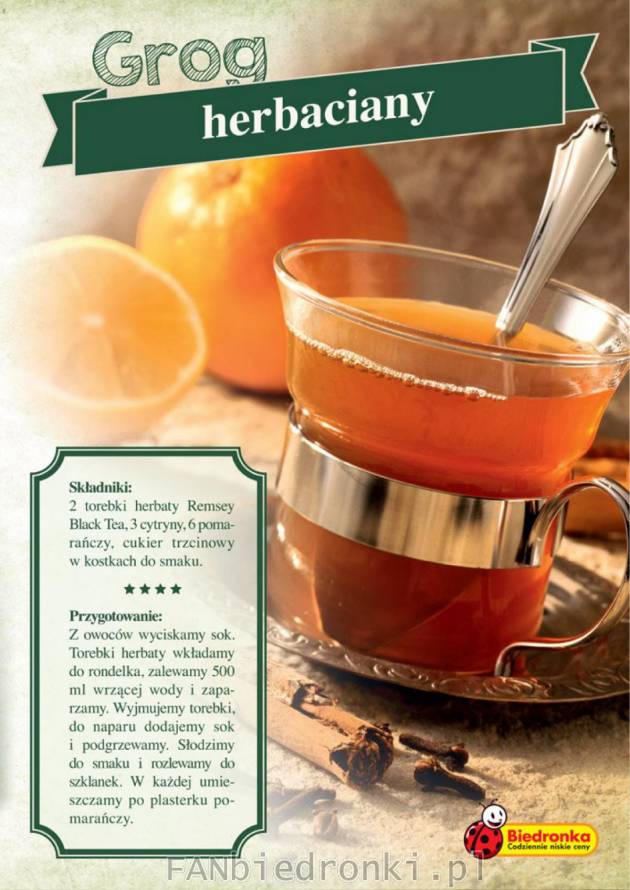Herbata z pomarańczami, cytryną i cukrem trzcinowym - spróbuj intensywnego smaku ...