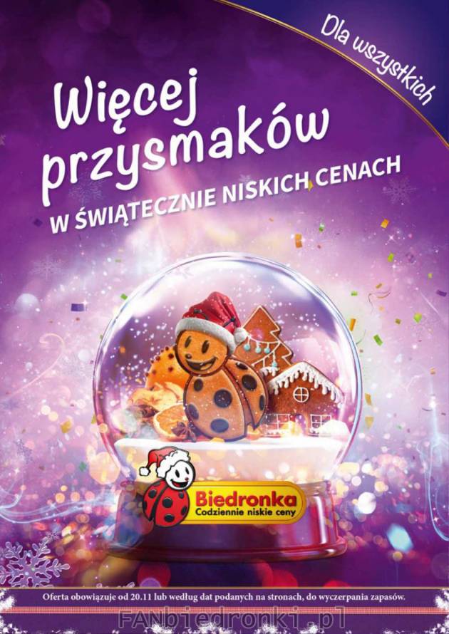 Najnowsza gazetka z promocjami w Biedronce - więcej przysmaków w świątecznie ...