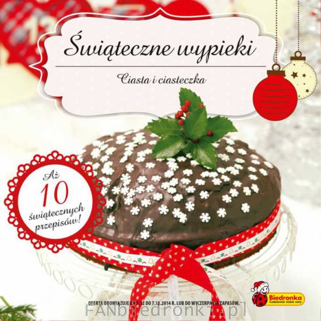 Przepisy na słodkie wypieki w Biedronce. Świąteczne wypieki ciasta i ciasteczka