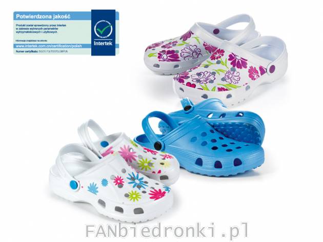 Buty do ogrodu, cena: 15,99 PLN, 
- wiele wzorów do wyboru dla pań i dla panów
- ...
