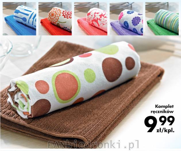 Komplet ręczników- w komplecie 4 ręczniki kuchenne o wymiarach: 40x60 cm
- wykonane ...