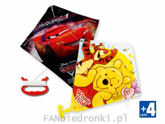 Latawiec Disney, cena: 9,99 PLN, 
- wymiary: 62x62 cm
- do wyboru 5 modeli: Myszka: ...