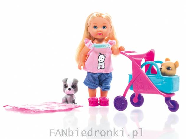 Mała lalka Evi z akcesoriami, cena: 16,99 PLN, 
- 4 rodzaje do wyboru
- zbierz ...