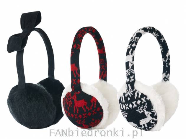 Nauszniki damskie, cena: 12,99 PLN, 
- zmieszczą się w każdej damskiej torebce
- ...
