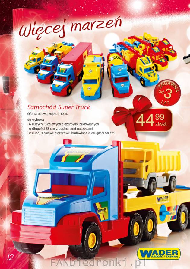 Samochód Super Truck - zabawka dla dziecka