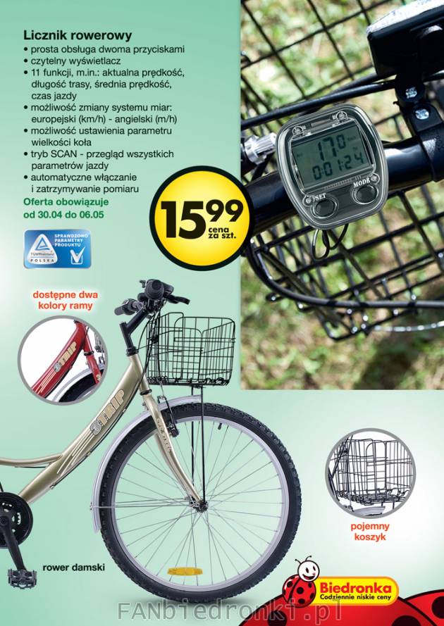 Licznik rowerowy cena 15,99PLN