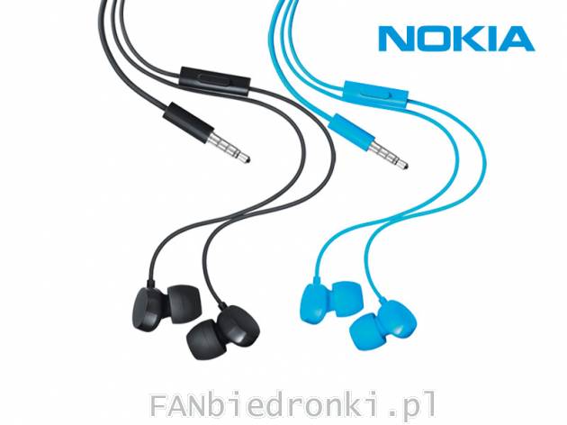 Słuchawki stereo Nokia WH-208, cena: 34,99 PLN, 
- doskonała jakość dźwięku ...