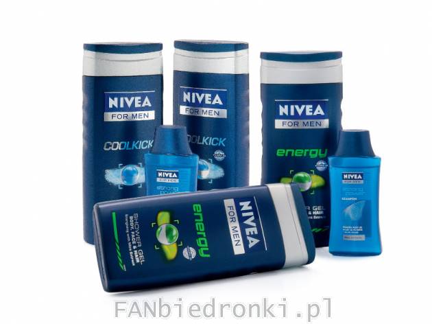 Zestaw NIVEA for Men żel po prysznic, 2x250 ml + mini szampon 50 ml, cena: 13,89 ...