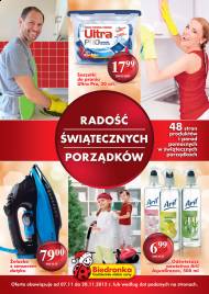 Gazetka Biedronka oferta promocyjna od 2012.11.07 - 48 stron produktów do sprzatania domu