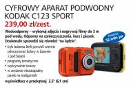 Cyfrowy aparat podwodny Kodak C123 Sport, cena 239PLN za zestaw. ...