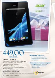Tablet Acer z Biedronki