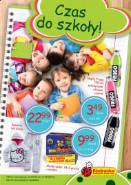 Biedronka promocje od 2013.08.29 do 11 września - duża gazetka Czas do szkoły